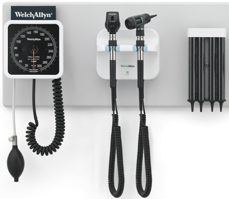 Green Series 777 Wall System w/Coaxial Ophthalmoscope