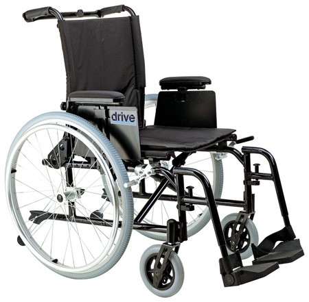 Drive Medical Cougar Ultra Light Wheelchair 16 in. Width