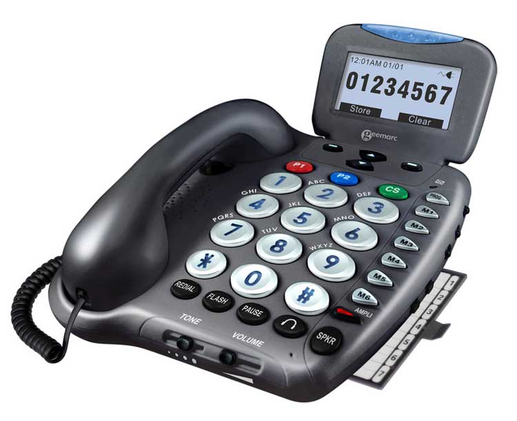 Extra Loud Talking Caller ID Phone with Large Keys