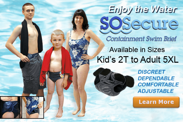 SOSecure Containment Swim Brief / Diaper