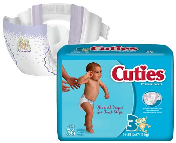 Cuties Premium Baby Diapers First Quality Products