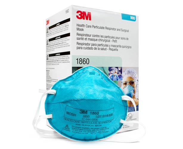 3M Health Care Particulate Respirator N95 Surgical Mask 1860