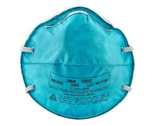 3M Health Care Particulate Respirator N95 Surgical Mask 1860