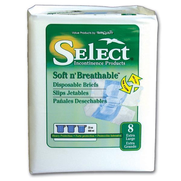 Select Soft n Breathable Disposable Briefs