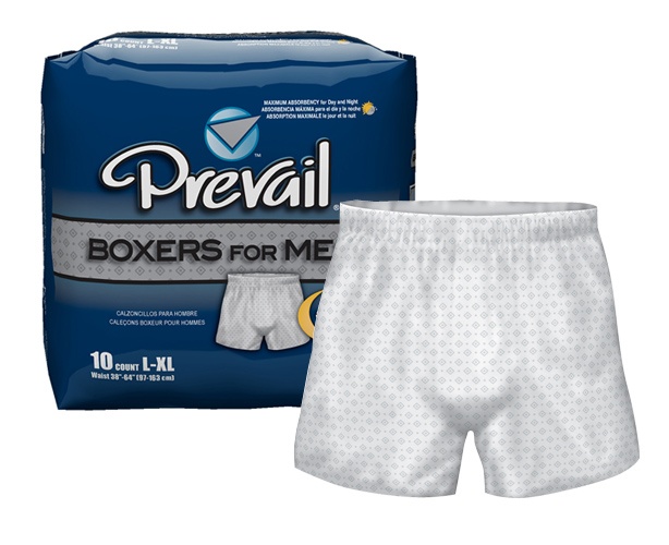 Prevail Incontinence Products Prevail Boxers for Men