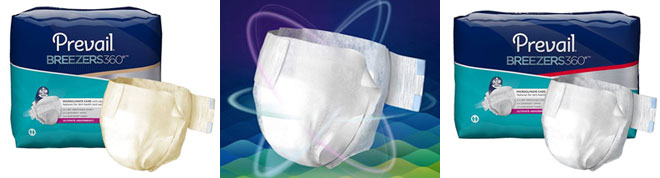 Prevail Breezers 360� Briefs are an upgrade from IBO Full-Mat Briefs and Prevail Breezers