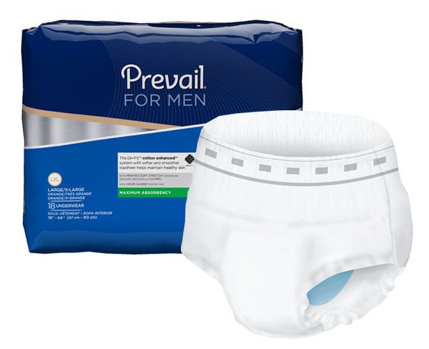 Prevail Med Prevail Disposable Incontinence Pull Up Underwear for