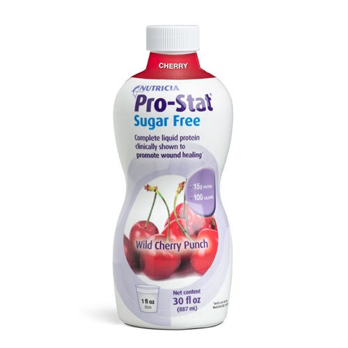 Pro-Stat Liquid Protein, Sugar Free - Wild Cherry Punch, 30 oz. 6/Case
