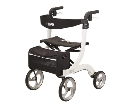 Nitro Aluminum Rollator with 10 inch Casters