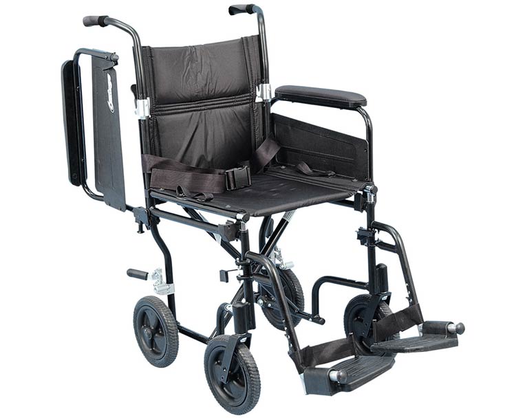 Drive Medical Airgo Comfort-Plus Lightweight Wheelchair Transport Chair