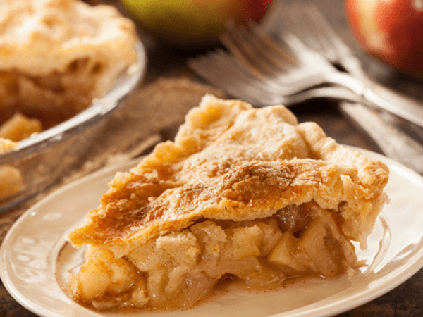 Apple Pie with Oatmeal Cookie Crust