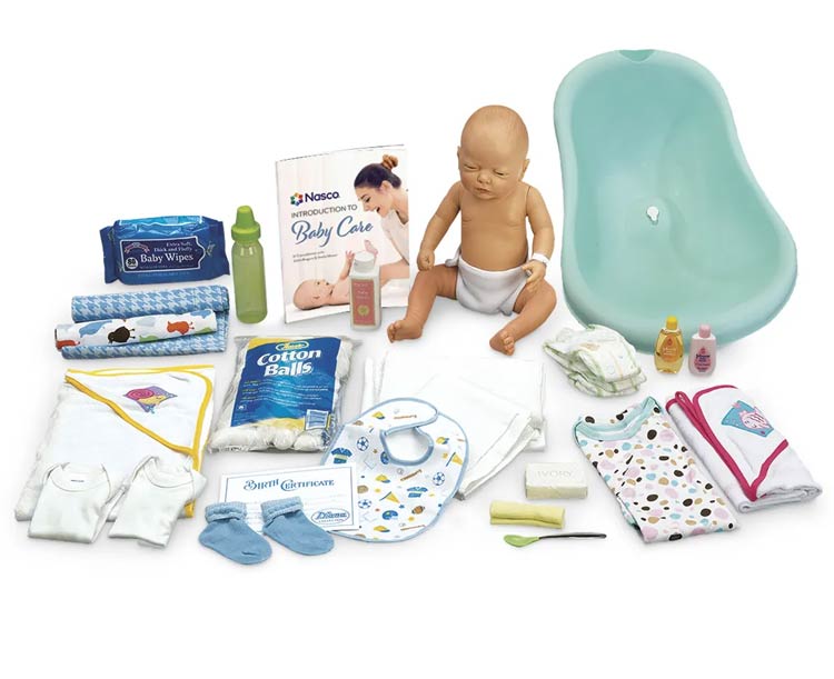 Nasco Baby Care Kit with Female Baby