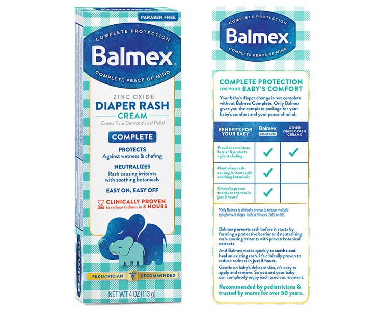 Balmex Complete Protection Diaper Rash Cream