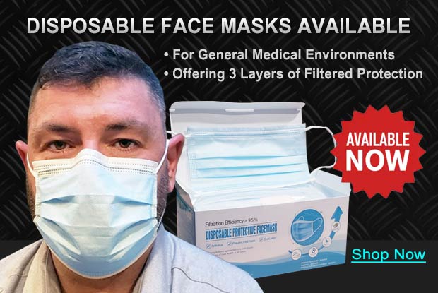 Disposable Face Masks Now Available
