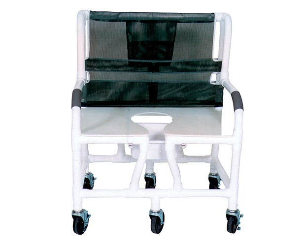 Bariatric PVC Shower Commode Chair | MJM International