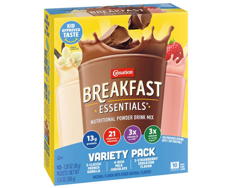 Nestle Nutrition Carnation Breakfast Essentials Powder Drink Mix