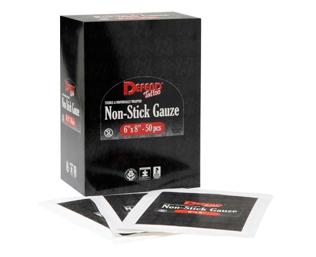 Defend Tattoo Non-Stick Gauze, Sterile
