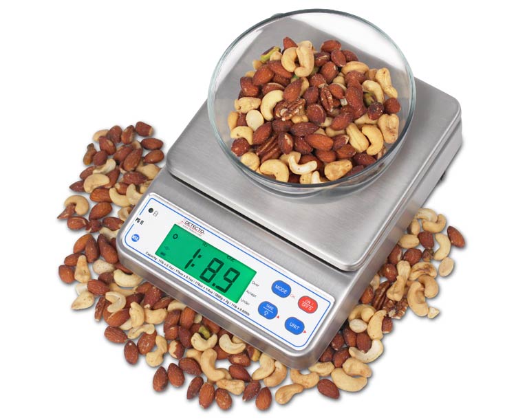 Detecto Stainless Steel Digital Portion Scale, Up to 11 lbs