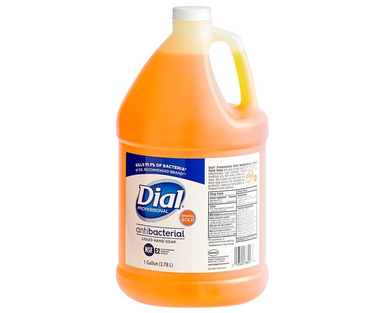 Dial Antimicrobial Liquid Hand Soap, Gallon Size with Pump
