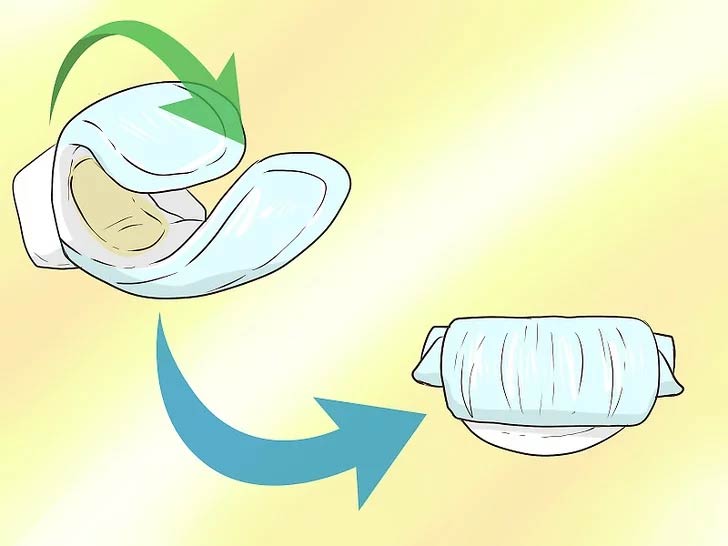 How to dispose of incontinence pad?