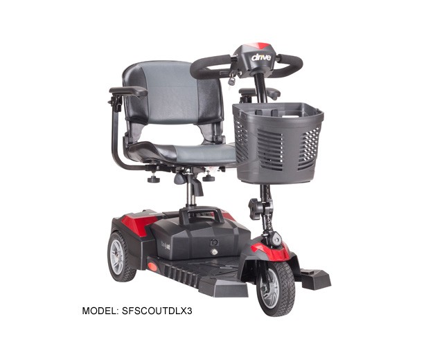 Scout Compact Travel Power Scooter, 3 Wheel