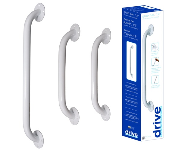 Drive Medical White Powder Coated Grab Bar