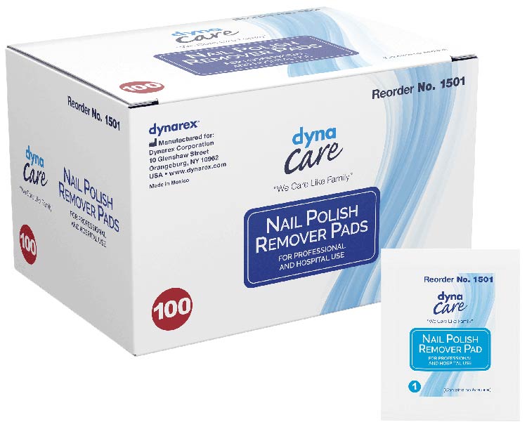 Dukal DynaCare Nail Polish Remover Pads