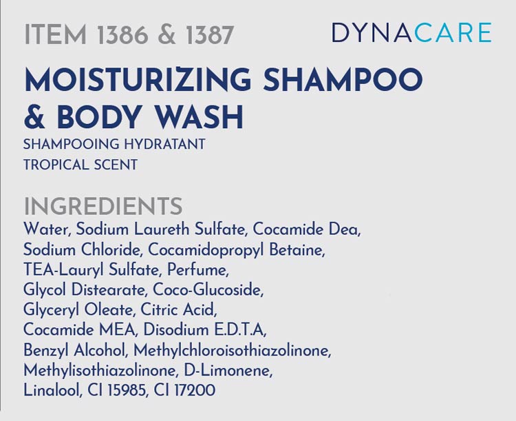 Dynacare Moisturizing Shampoo and Body Wash