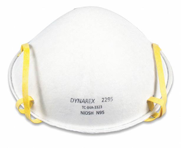 Dynarex N95 Particulate Respirator Masks, Molded