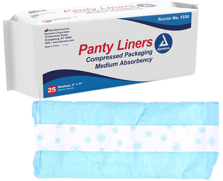 Dynarex Pant Liners - Medium Absorbency