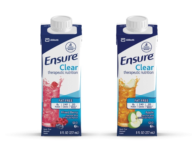 Ensure Clear Liquid Drink, Apple, 8 oz Cartons, Case (24 ct)