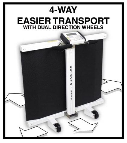 Detecto Portable Bariatric Wheelchair Scale