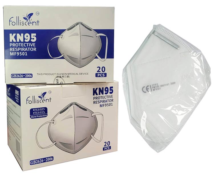Folliscent KN95 Mask Folliscent KN95 Masks - Protective Respirator