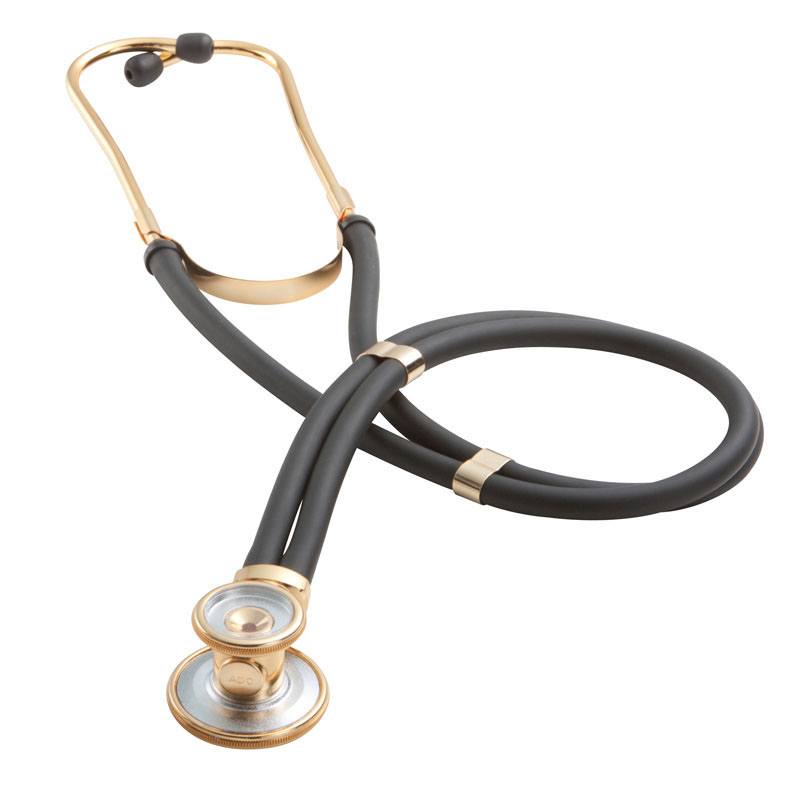 American Diagnostic Corp Adscope 645 Gold Plated Sprague Stethoscope