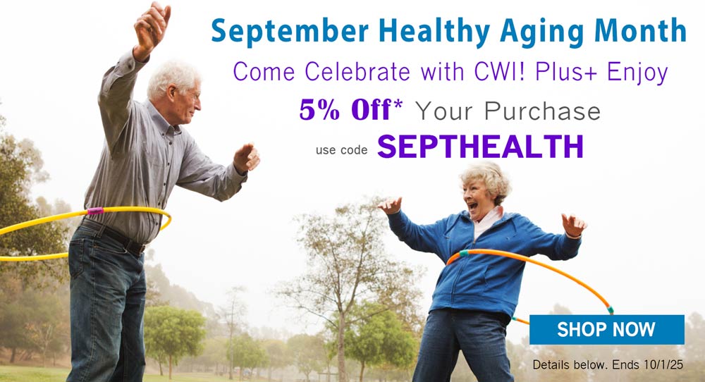 Healthy Aging Month - Use code SEPTHEALTH for 5% off