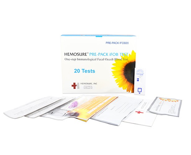 Hemosure IFOB Test Kits with Prepacked Mailers | Hemosure