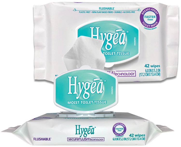 PDI Hygea Moist Toilet Tissue Flushable Wipe