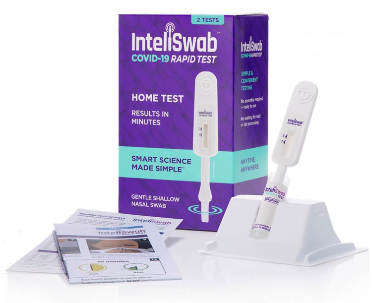OraSure Technologies InteliSwab COVID-19 Rapid Test - OTC Home Test Kit
