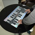 Waiting room interactive tables by Artificial Sky are perfect for hospitals and offices.