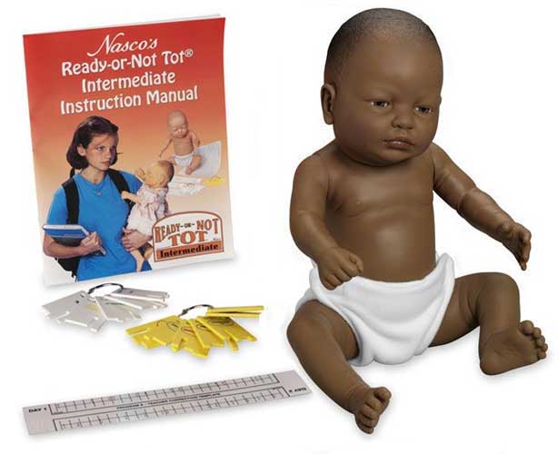 Nasco Education Models Ready-Or-Not Tot Baby Manikin - Intermediate
