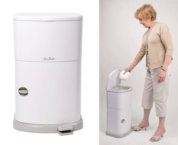 Janibell Disposal Systems Janibell Odor Free Adult Diaper Pail