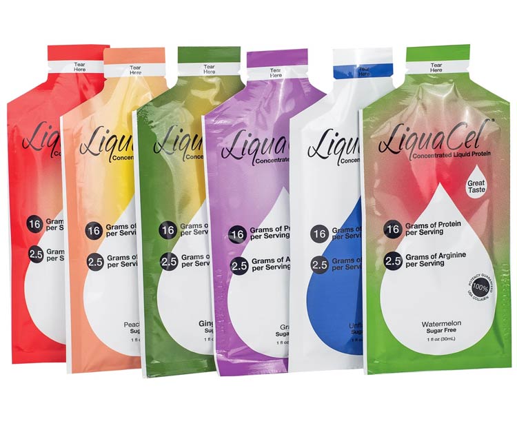 LiquaCel Liquid Protein - Lemonade, 1 oz., Case (100 packets)