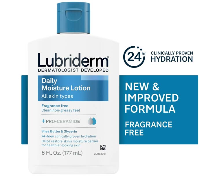 Lubriderm Daily Moisture Lotion, Fragrance Free