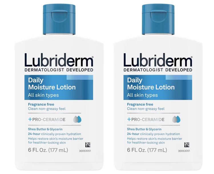 Johnson & Johnson Lubriderm Daily Moisture Lotion, Fragrance Free