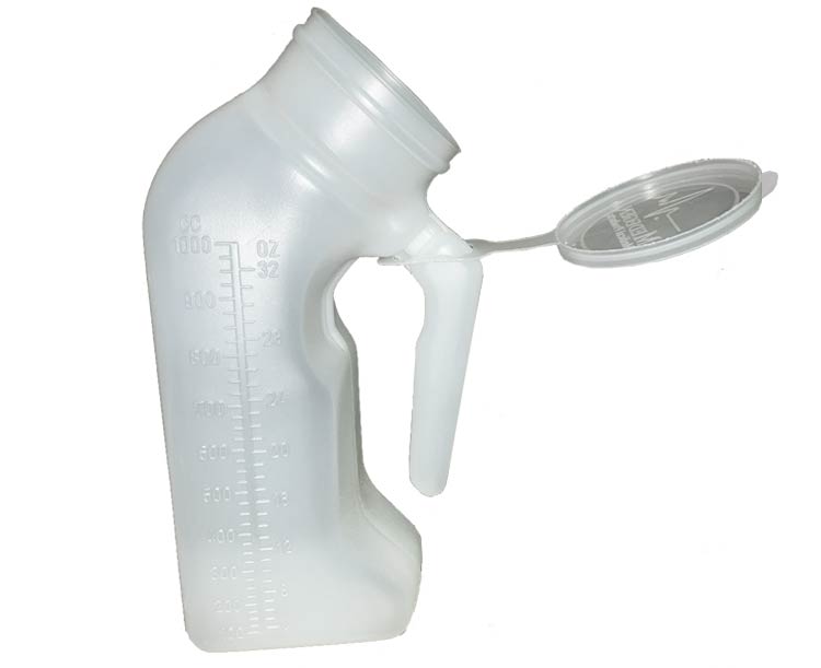 Medegen Medical Medegen Medical Urinal with Lid, 1000 cc