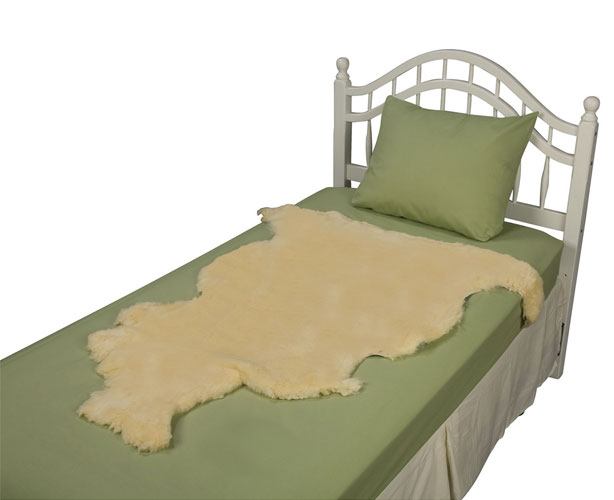 DMI Natural Sheepskin Wool Comfort Mattress Bed Mat