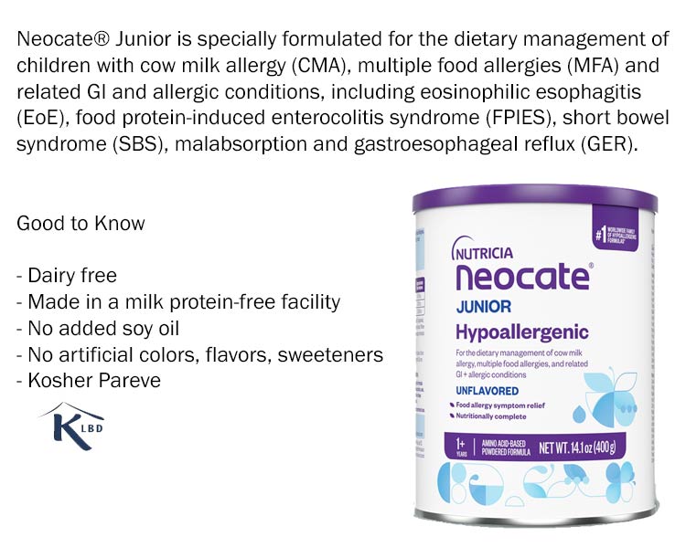 Neocate Junior Formula with Prebiotics, Flavored