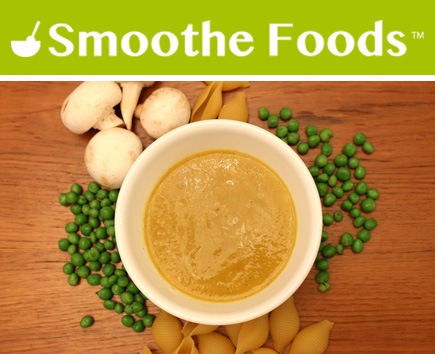 Smoothe Foods Puree - Stuffed Shells with Peas and Mushrooms