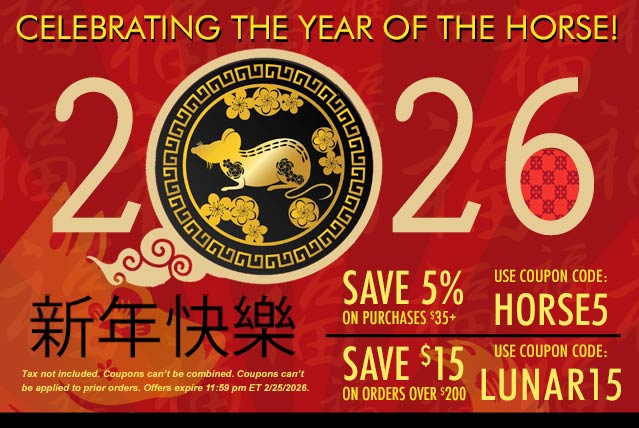 5% OFF $35+ with code HORSE5 | $15 off $200+ with code LUNAR15. Ends 2/25/26.