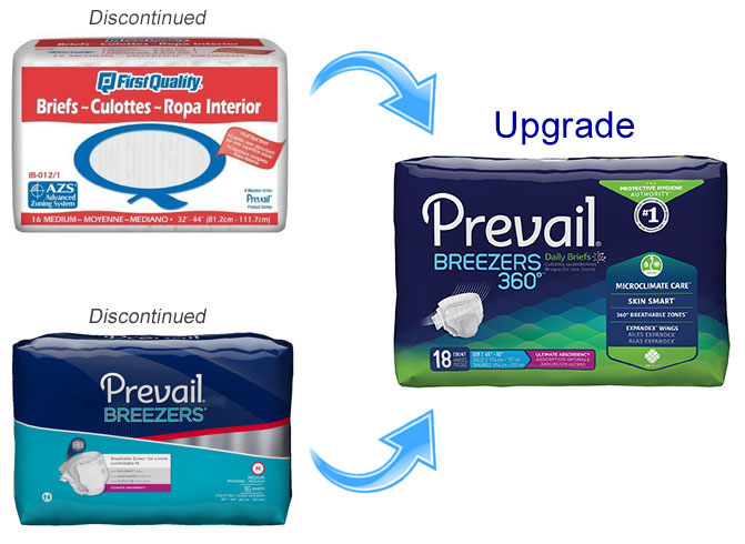 Prevail Breezers 360 Adult Briefs, Ultimate Absorbency